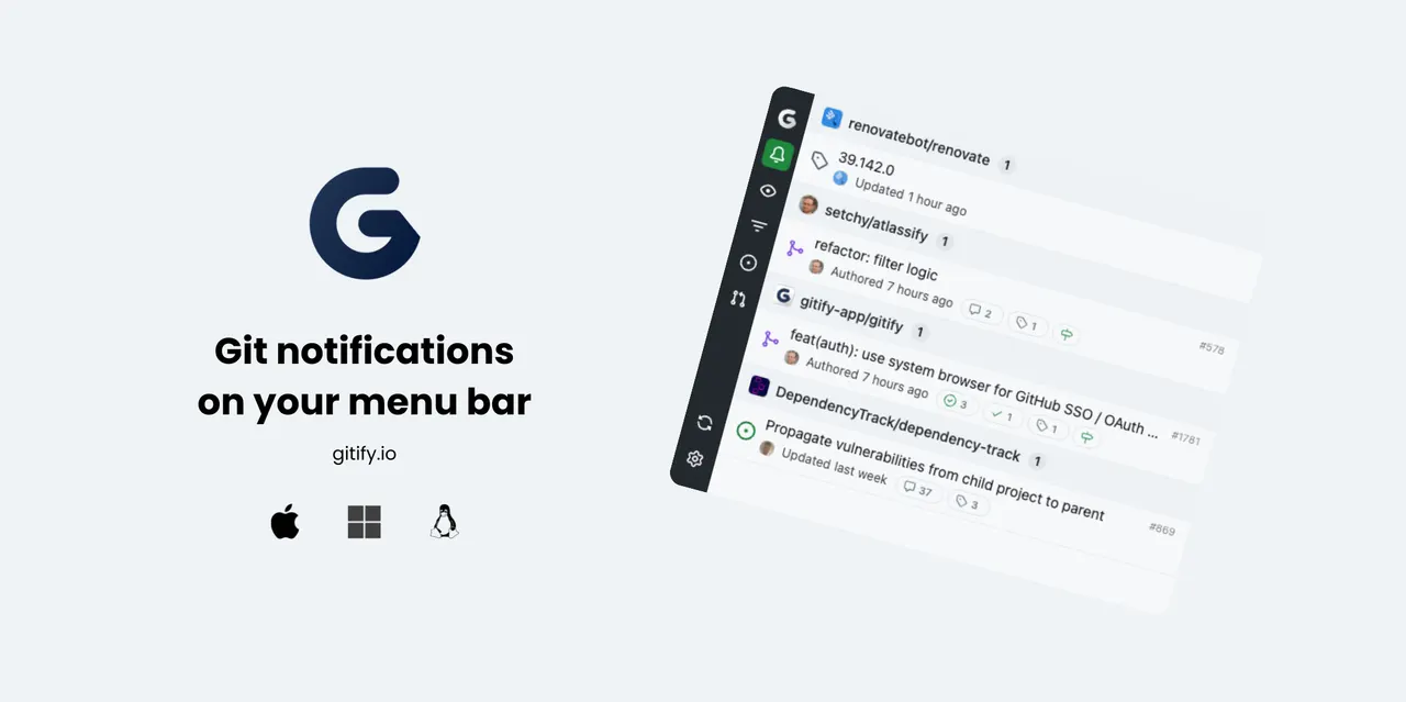 Notifications grouped by repository