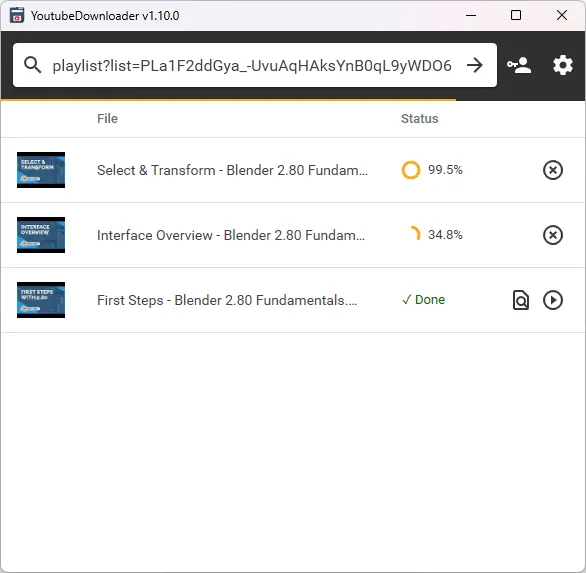 Resolving a query into downloadable videos