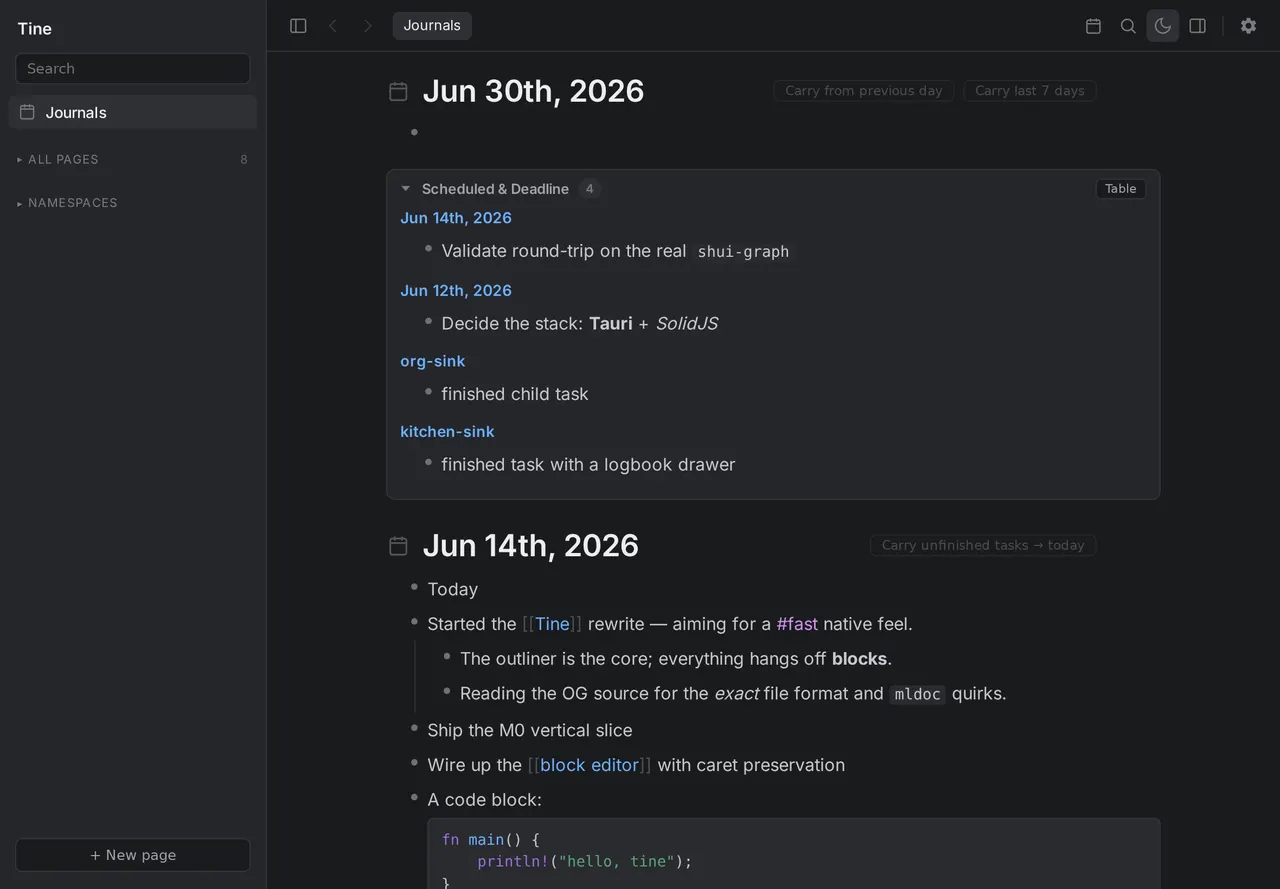 Dark theme
